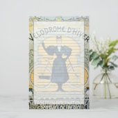 "Winter-Zyklus-laufende Bahn", internationale Briefpapier (Stehend Vorderseite)