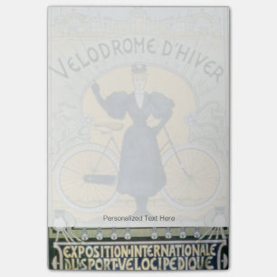 "Winter-Zyklus-laufende Bahn", internationale Post-it Klebezettel