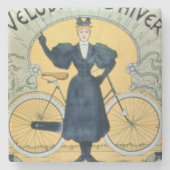 "Winter-Zyklus-laufende Bahn", internationale Steinuntersetzer (Vorderseite)