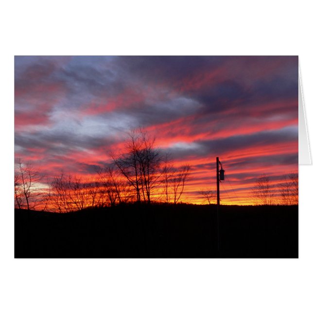 Winterabend in den Catskills (Vorderseite (Horizontal))
