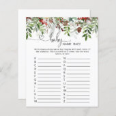 Winterabend-Kindernamenspiel (Vorne/Hinten)