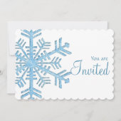 Winterabend Party Einladung 2 (Vorderseite)