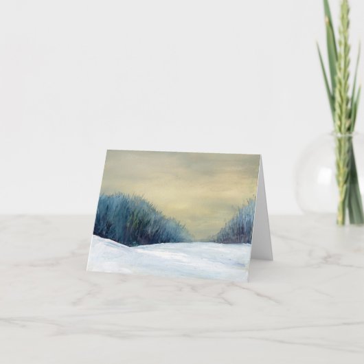 Winterabend Weihnachten Weihnachten Schöne Kunst S (Vorderseite)