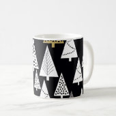 Winterabende: Gold-Silber-Bäume. Kaffeetasse (VorderseiteRechts)