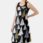 Winterabende: Gold-Silber-Bäume. Schürze (InSitu)