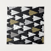 Winterabende: Gold-Silber-Bäume. Wandteppich (Vorderseite (Horizontal))