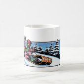 Winterabenteuer Keramik Tasse - Gemütliche Kochnis (Mittel)