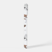 Winterabenteuer, Kiefernfüße, Schlitten, Eisfische iPhone 15 Hülle (Rechte Seite)