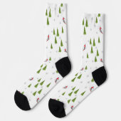 Winterabfahrt Ski Socken (Linkes Detail)