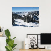 Winterabschwung Poster (Heimbüro)