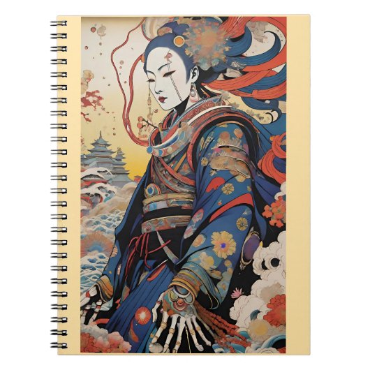 Winterabstieg - Ken Gage Surreal Art Notizblock (Vorderseite)