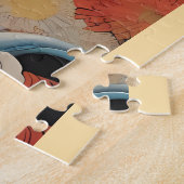 Winterabstieg - Ken Gage Surreal Art Puzzle (Seite)