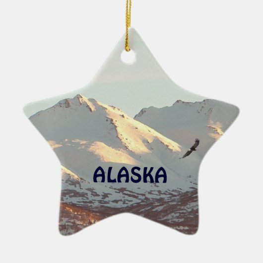 Winteradler Keramik Ornament (Vorne)