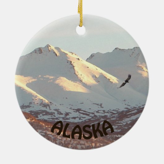 Winteradler Keramik Ornament (Hinten)