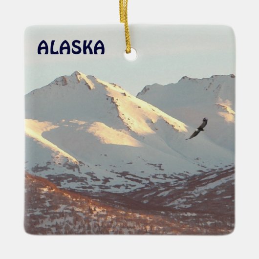 Winteradler Keramikornament (Vorderseite)