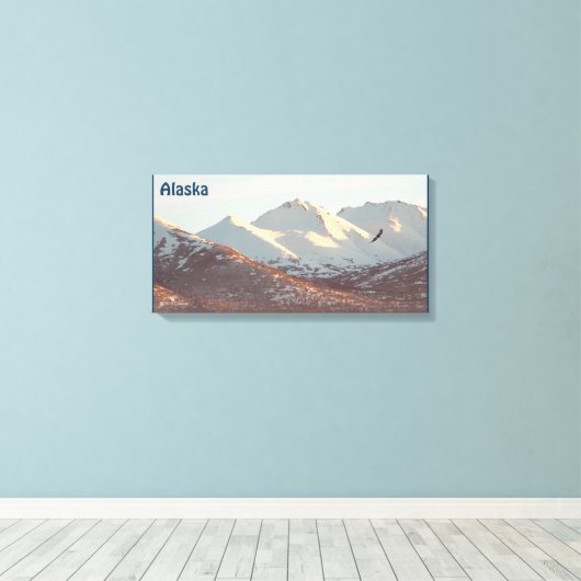 Winteradler Leinwanddruck (Insitu (Holzboden))