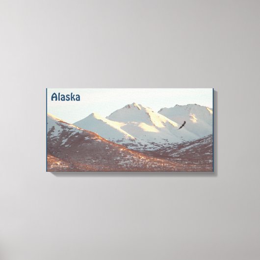 Winteradler Leinwanddruck (Vorderseite)