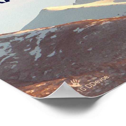 Winteradler Poster (Ecke)