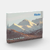 Winteradler und -gebirge fotoblock (Links)