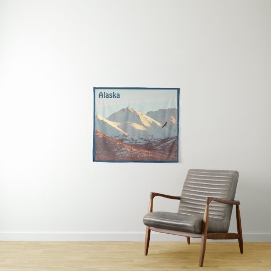 Winteradler Wandteppich (Beispiel (Horizontal))