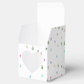 Winteralpine Skifahrer Skispass Geschenkschachtel (Geöffnet)