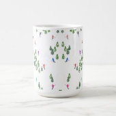 Winteralpine Skifahrer Skispass Kaffeetasse (Mittel)