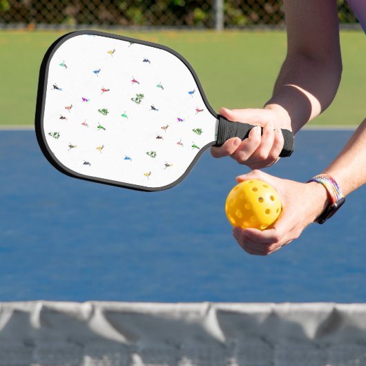 Winteralpine Skifahrer Skispass Pickleball Schläger (InSitu)