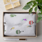 Winteralpine Skifahrer Skispass Seidenpapier (Geschenk)