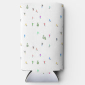 Winteralpine Skifahrer Skispass Selters Dosenkühler (Vorderseite)