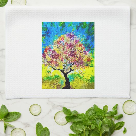 Winteranflug Teetuch Geschirrtuch (Gefaltet)