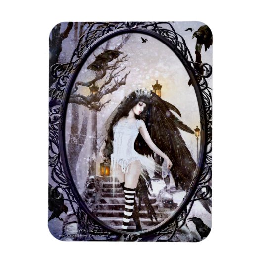 Winterangel Magnet (Vertikal)