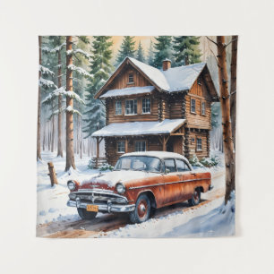 Winterantiker Kfz-Band Wandteppich