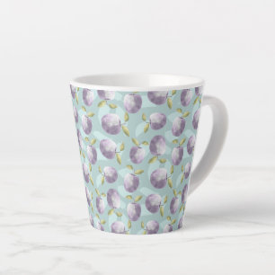 Winteräpfel kalt grün und lila milchtasse