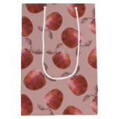 Winteräpfel mutierten rote Schattierungen Mittlere Geschenktüte (Rückseite)