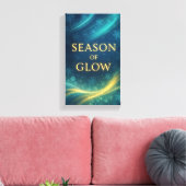Winterästhetische Leinwand - Gemütliche saisonale (Insitu (Wohnzimmer))