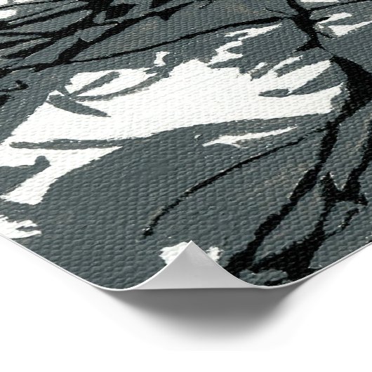 WinterAufschauen Poster (Ecke)