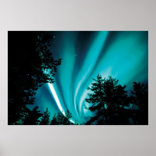 WINTERAURORA (DRUCKQUALITÄT) 46X31 POSTER (Vorne)