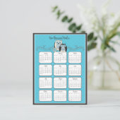 Winterausgänge 2012 Kalender Postkarte (Stehend Vorderseite)