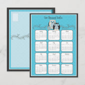 Winterausgänge 2012 Kalender Postkarte (Vorne/Hinten)