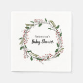 WinterbabDusche Serviette (Vorderseite)