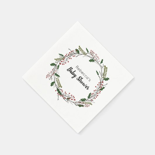 WinterbabDusche Serviette (Ecke)