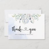 Winterbaby-Dusche Danke (Vorderseite)