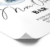 Winterbaby-Dusche \ Mama-osa-Bar-Poster Poster (Ecke)