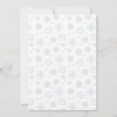 Winterbaby Es ist kalt draußen Dusche Einladung (Rückseite)