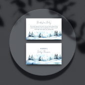 Winterbabybücher für Kinder Begleitkarte