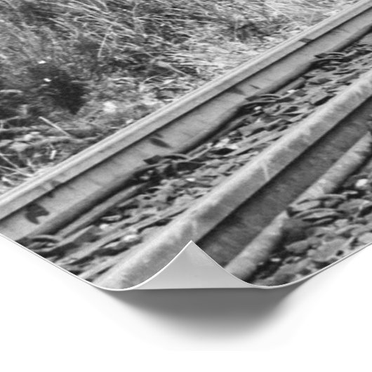 Winterbahnposter Poster (Ecke)