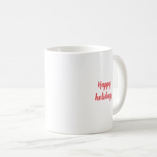 Winterbär in einem gemütlichen Red Hat Kaffeetasse (VorderseiteRechts)