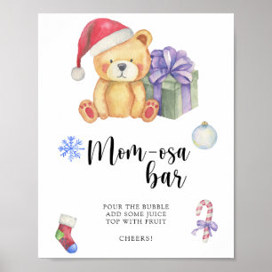 Winterbär \ Mama-osa-Bar Poster