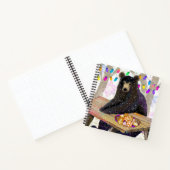 Winterbär mit Cookies Sketch Book Notizblock (Innenseite)