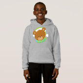 Winterbär, Niedlicher Bär, brauner Bär, Bär mit Hu Hoodie (Vorne ganz)